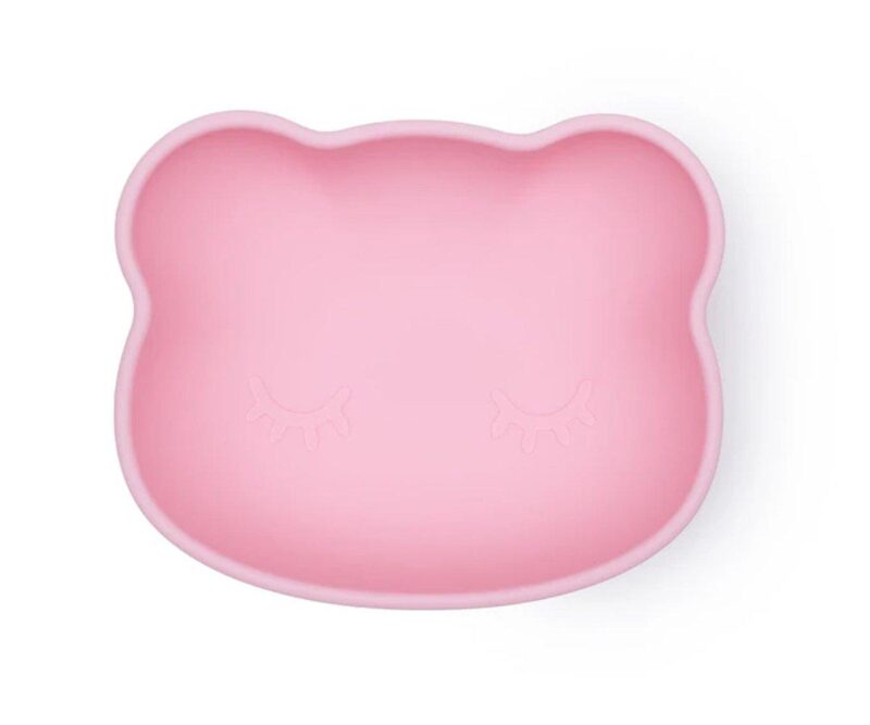 Bol con Ventosa y Tapa Oso Rosa Empolvado - Imagen 2