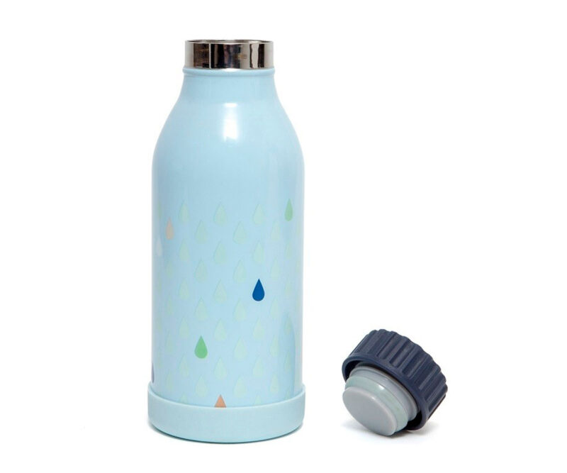 Botella Acero Inoxidable Drops Azul 350ml - Imagen 2