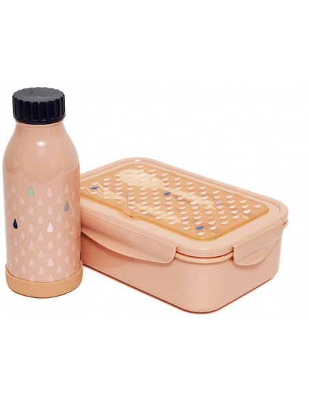 Botella Acero Inoxidable Drops Peach 350ml - Imagen 3