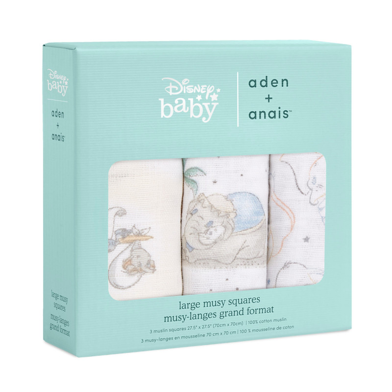 Pack 3 Paños de Muselina My Darling Dumbo - Imagen 2