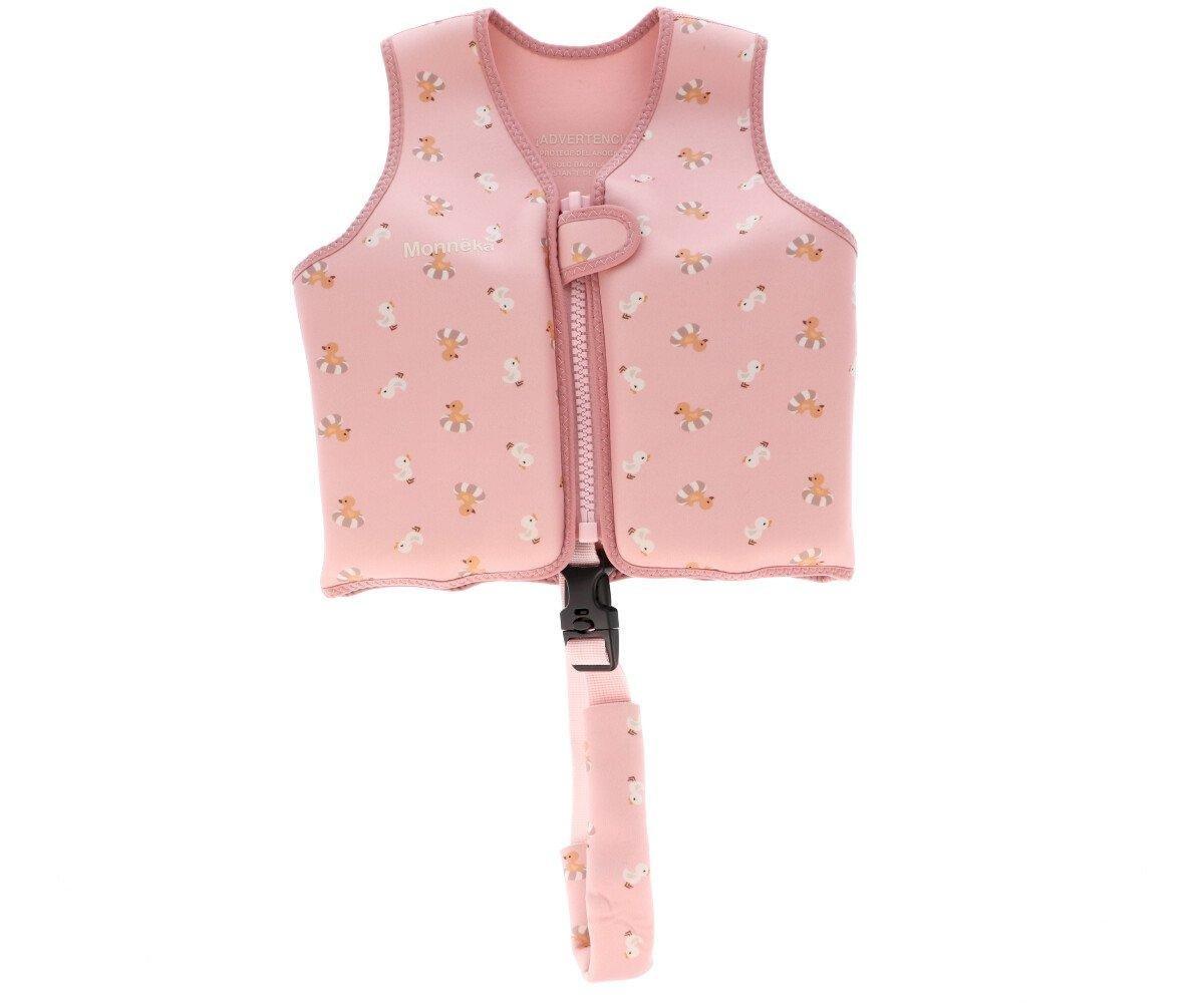 Chaleco de Flotación Aprendizaje Baby Ducks Pink Monnëka - Imagen 2