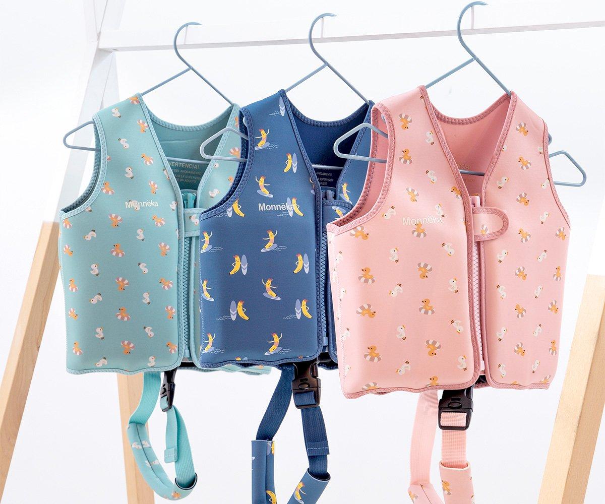 Chaleco de Flotación Aprendizaje Baby Ducks Pink Monnëka - Imagen 4