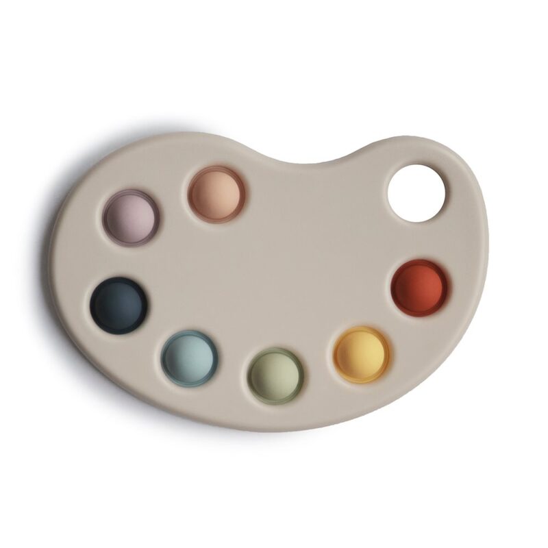 Mordedor pop it paint palette Mushie multicolor