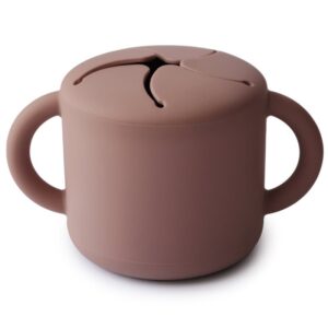 Taza Para Snacks Mushie Cloudy Mauve