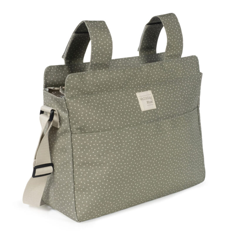 Bolsa Canastilla Topito Poppy Musgo Walking Mum - Imagen 3