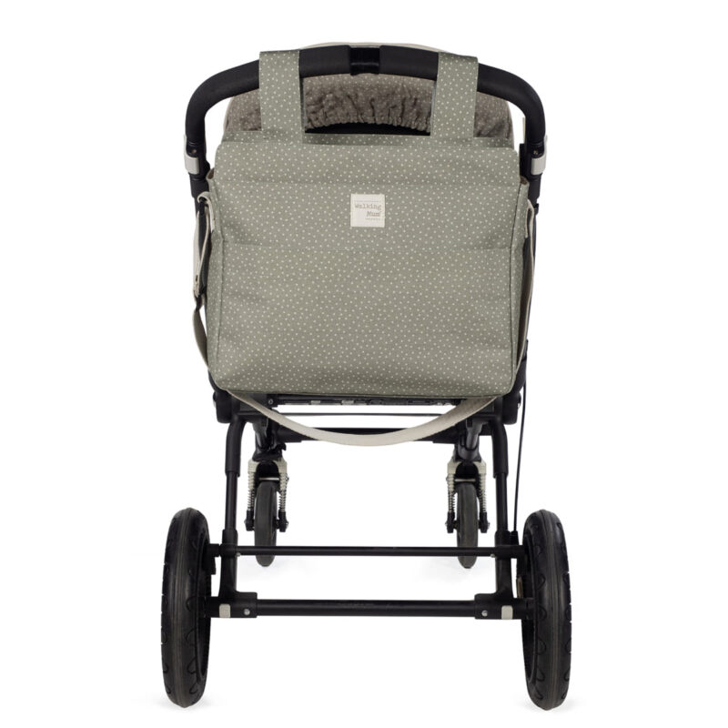 Bolsa Canastilla Topito Poppy Musgo Walking Mum - Imagen 11