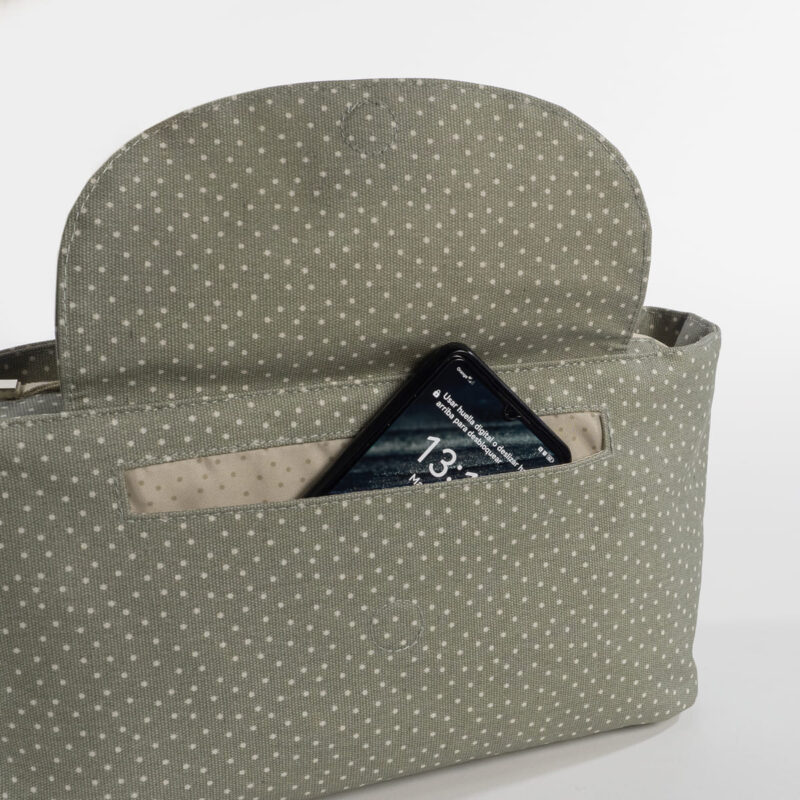 Organizador Topito Poppy Musgo Walking Mum - Imagen 5