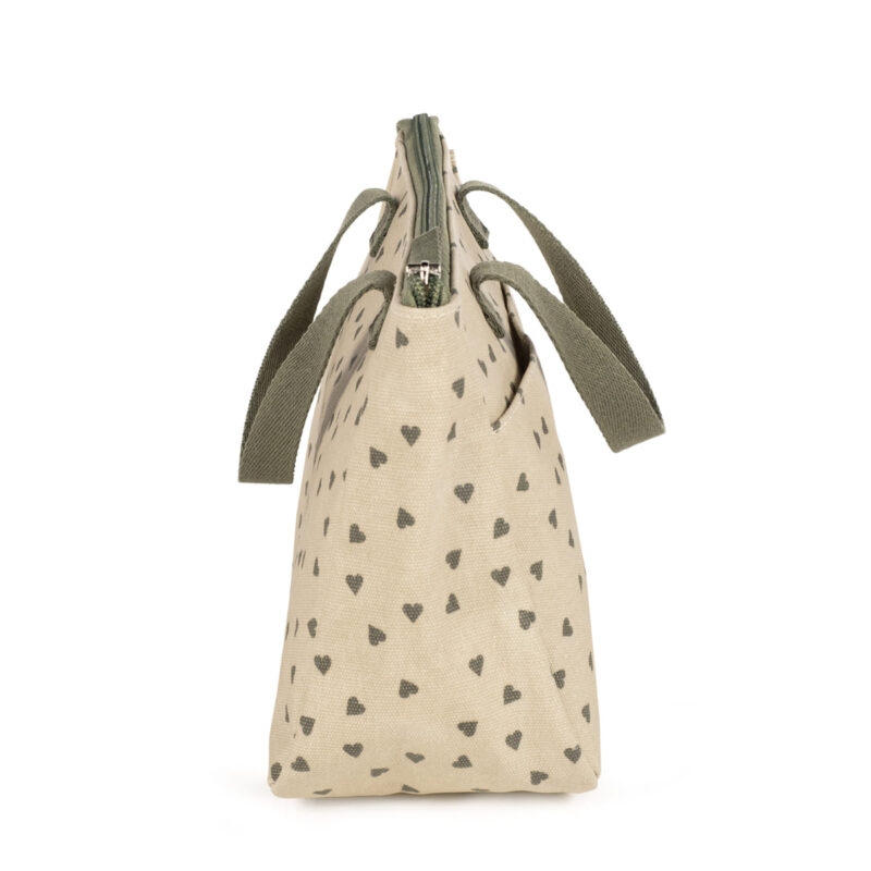 Neceser Corazones Poppy Musgo Walking Mum - Imagen 4