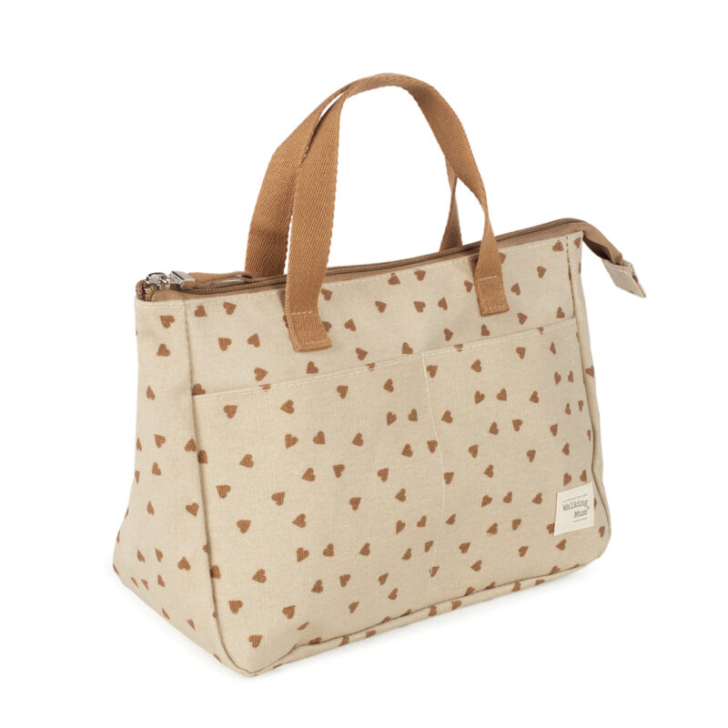 Neceser Corazones Poppy Canela Walking Mum - Imagen 3