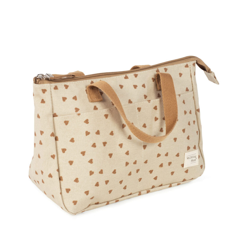 Neceser Corazones Poppy Canela Walking Mum - Imagen 4