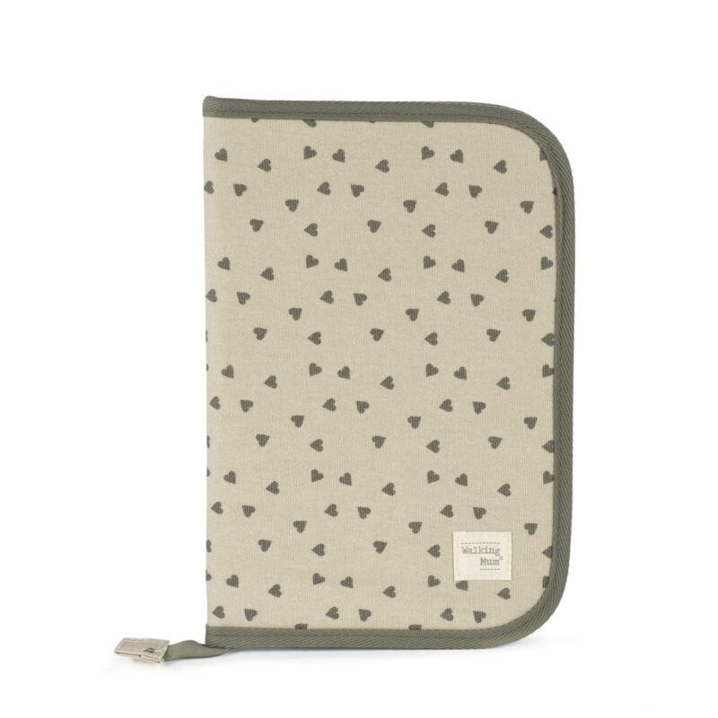 Libro Nacimiento Corazones Poppy Musgo Walking Mum