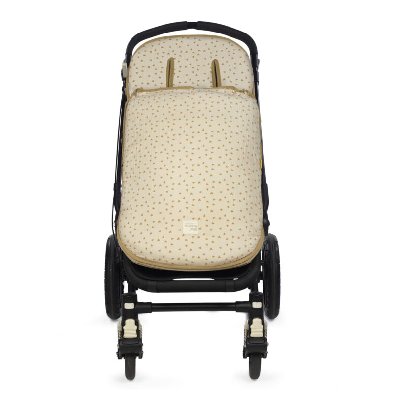 Saco Silla Entretiempo Corazones Poppy Canela Walking Mum