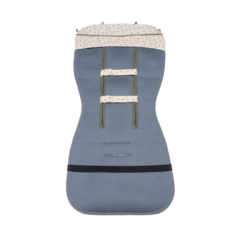 Colchoneta Corazones Poppy Musgo Walking Mum - Imagen 5