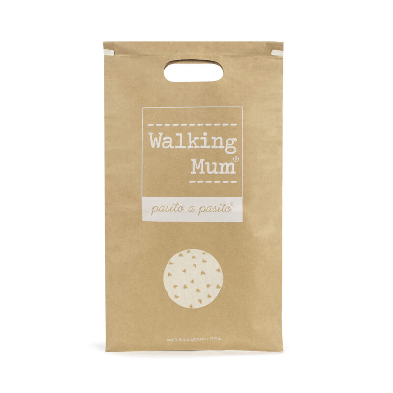 Colchoneta Corazones Poppy Canela Walking Mum - Imagen 6