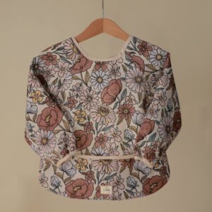 Babero con Mangas Retro Flowers Mushie