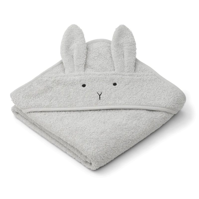 Toalla con capucha Conejo dumbo gris