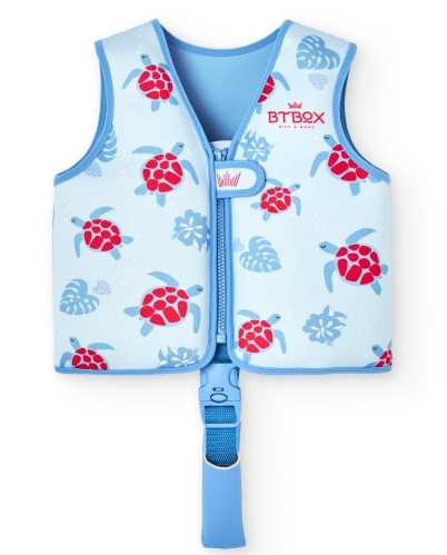 CHALECO BTBOX 2025 TORTUGAS TALLA M 19-30 KG