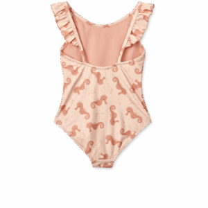 Traje de baño con volantes estampado Caballito de Mar Talla 18 Meses