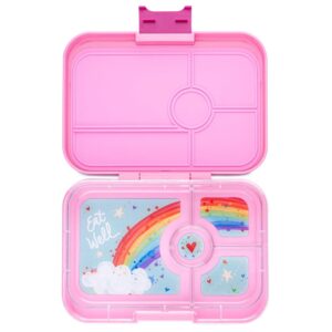 Caja Almuerzo Yumbox Panino Pink Bandeja Rainbow