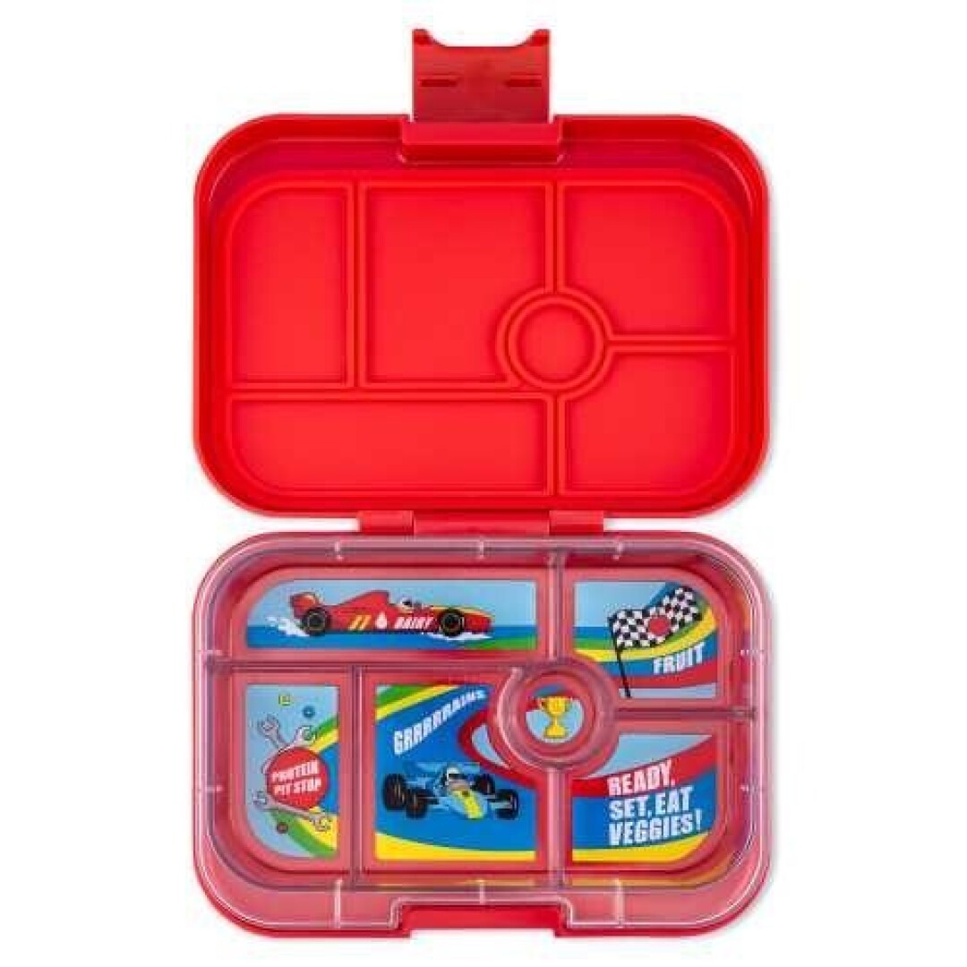 Yumbox Original 6 Compartimentos Road Red / Race Cars