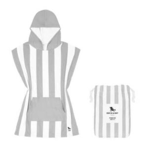 PONCHO DOCK & BAY GRIS XS (2-4 AÑOS)