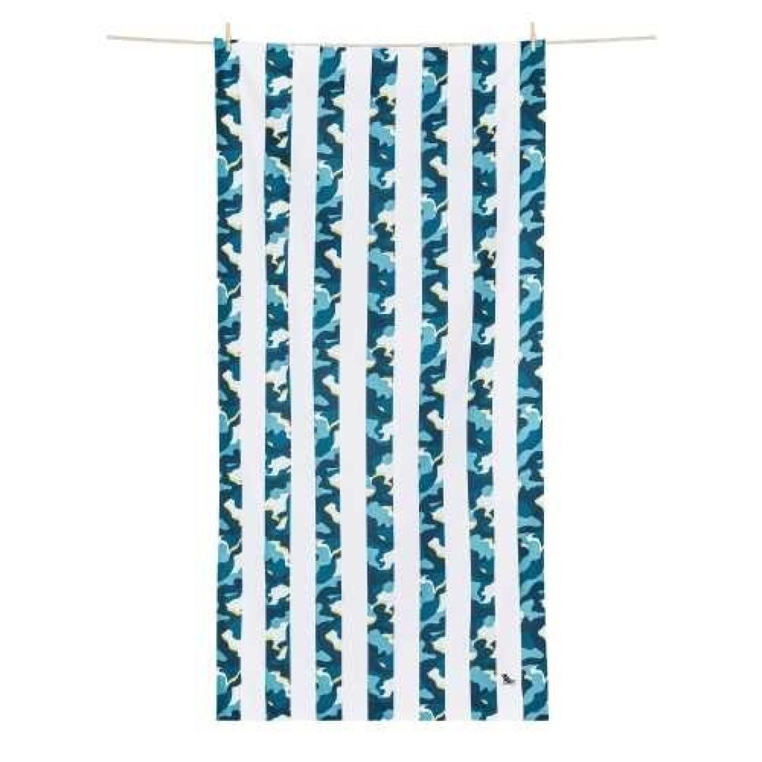 TOALLA DOCK & BAY KIDS COOL CAMO- L (1.60x0.90)