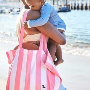 BOLSA DE PLAYA DOCK & BAY ROSA PASTEL