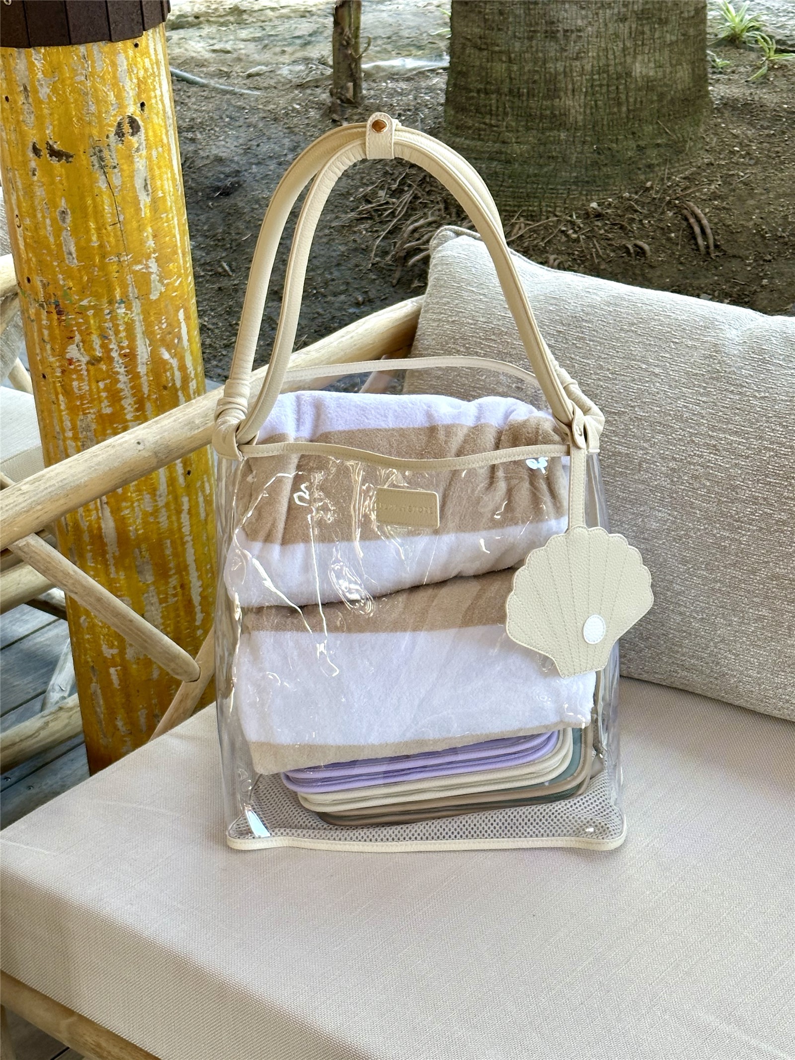 Bolso de Playa Beige Play And Store - Imagen 2