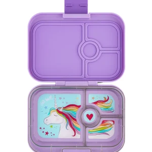 Caja Almuerzo Yumbox Panino Purple Bandeja Unicornio