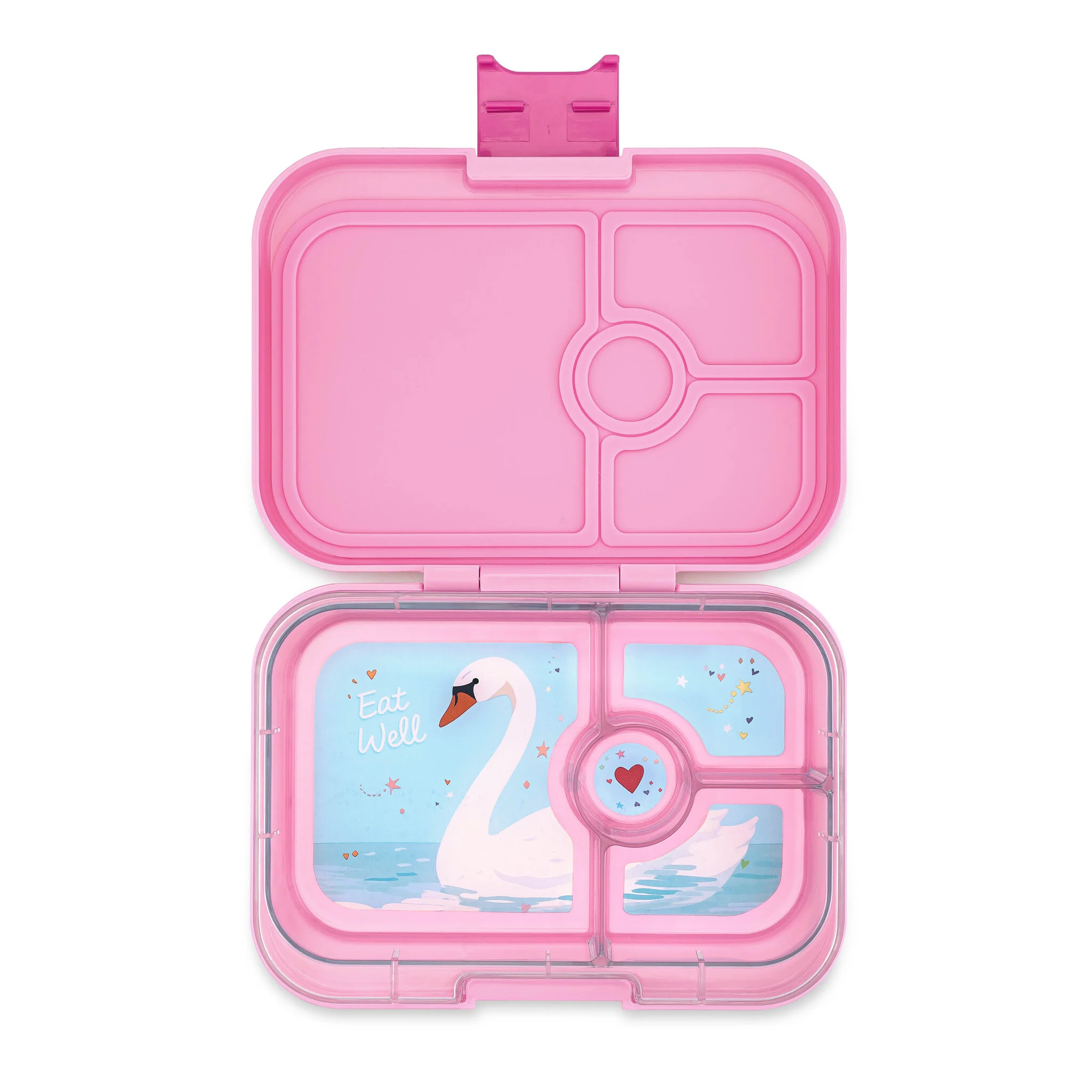 Caja Almuerzo Yumbox Panino Power Pink Bandeja Swan