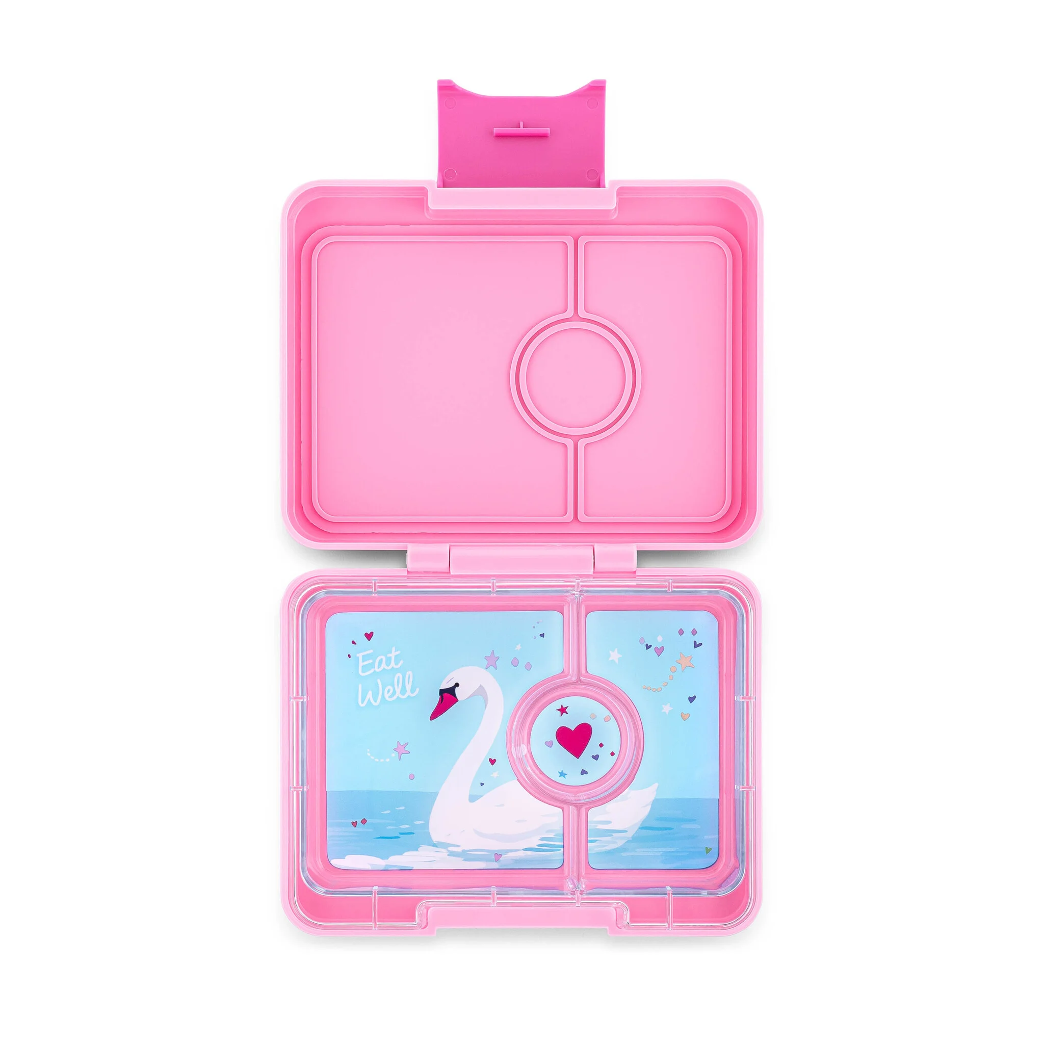 Caja Bento Snack 3 secciones Power pink / Swan